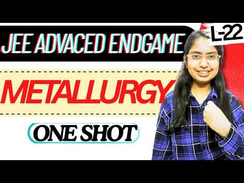 METALLURGY || IIT-JEE Advanced||Class 12th PHYSICS||JEE ENDGAME SERIES||320 /360||