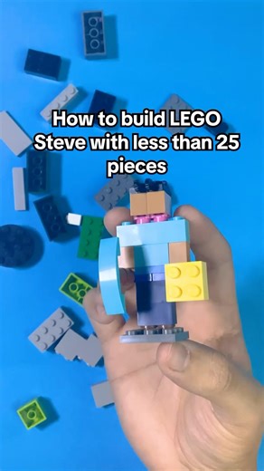 How to build a LEGO Minecraft Steve with Brickify!