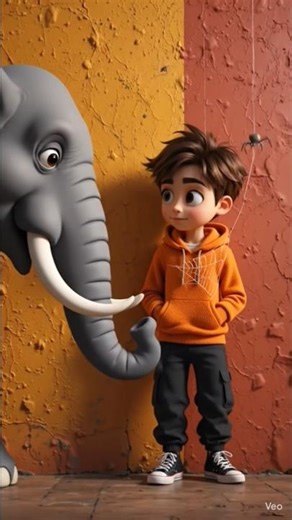 “The Elephant and the Spider 🐘🕷️ | Short Moral Story for Kids | Animated Cartoon Story”