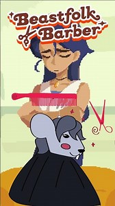 You Must Play this Indie Furry Barber Game! #furry #indiegame #fyp