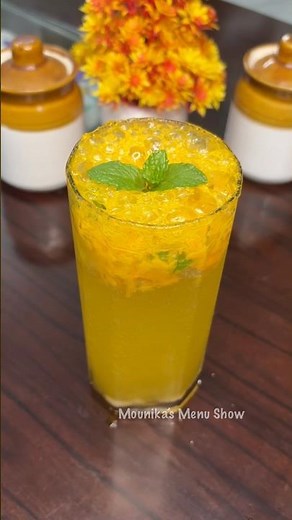 Homemade Mango Lemonade | Easy Refreshing Drink