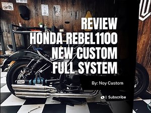 New Honda Rebel1100 Custom Full System