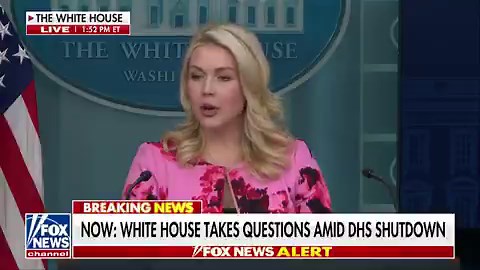 A reporter asks the White House spokesperson about the comments of the head of the Roman Catholic Church on the ongoing military operations led by U.S. President Donald Trump, a Protestant:“Pope Leo said yesterday, and I quote him, 'God does not listen to the prayer of those who started the war.' Can you comment on that?”White House spokesperson Caroline Leavitt:“Our nation is a nation founded nearly 250 years ago on Judeo-Christian values. And we have seen presidents, we have seen leaders of th