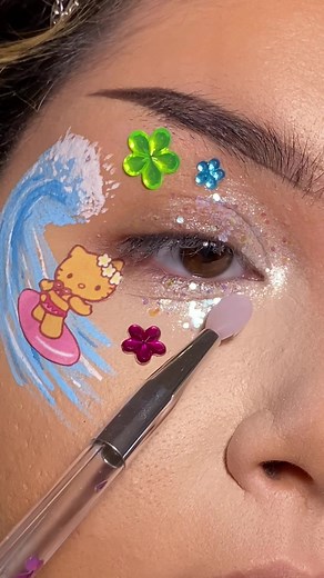 Hello Kitty Hawaii Makeup Tutorial