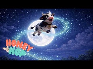 Hey Diddle Diddle | Cow Jumped Over the Moon 🐄🌙 | Magical Nursery Rhyme Song for Kids