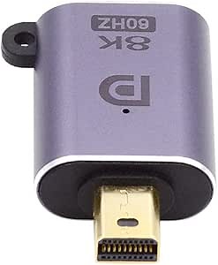 cablecc 8K 60hz Mini DisplayPort 1.4 to DP Male to Female Adapter Ultra-HD UHD 4K 144hz 7680 * 4320 for Video PC Laptop Monitor