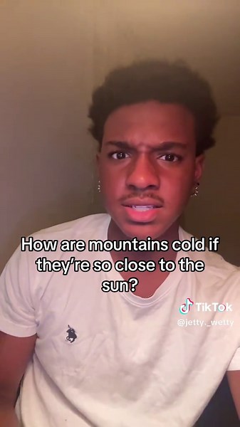 ¿Por qué las montañas son frías cerca del sol?