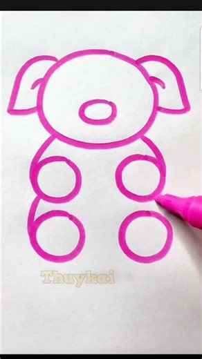 drawing piglets #drawing