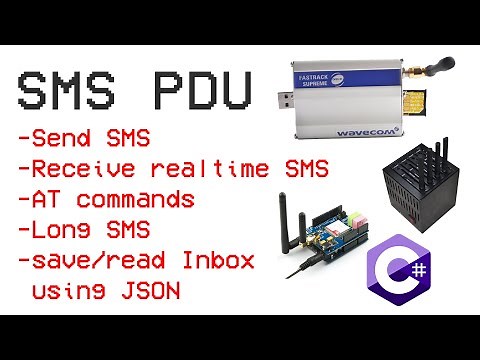 SMS tutorial C# - Send, Receive real-time SMS (PDU mode)