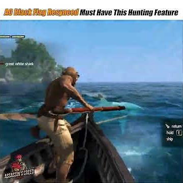 AC Black Flag Resynced Must Have This Hunting Feature 🏴‍☠️ #assassincreedblackflag #gaming
