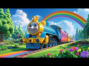 🚆🎶 The Happy Number Train | Learn Numbers Song for Kids 🔢✨