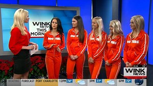 4.2K views · 15 reactions | The Hooters Calendar Tour is now on the west coast of Florida! Thank you to WINK News for having the South Florida calendar girls on today! Be sure to watch and learn about the charity events and tour stops this weekend! | Hooters Florida | Facebook