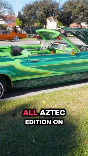 Aztec Themed Lowrider Build! 🔥 #lowrider