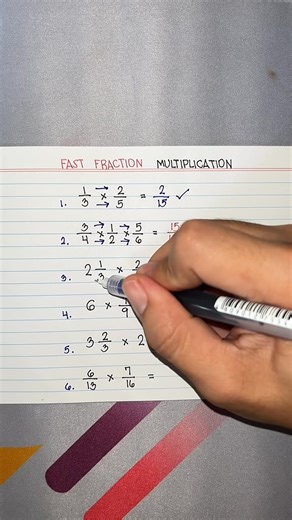 104K views · 1.3K reactions | Fast Fraction Multiplication✔️ #viral #viralreel #mathreels #mathchallenge #trending #learnmath #mathtricks #mathpuzzle #explorepage #mathlover #mathfun #brainchallenge #mathgenius #educationreels #smartcontent | KnowLedge Explains | Facebook