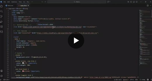 🚀 Completed Frontend Developer Task 2! I just finished building a responsive navigation bar using Bootstrap as part of my frontend development practice. This navbar automatically adjusts to… | Mithrusha S T