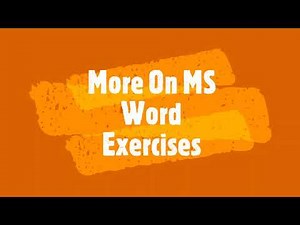 More on MS Word, Exercises, Class 6, Computer, IT Planet, Army Public School CBSE