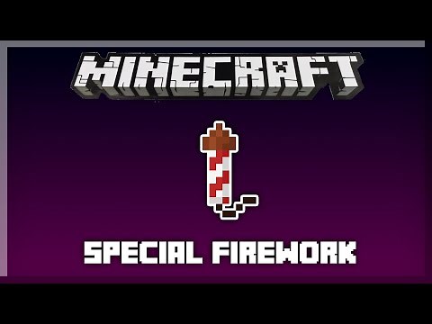 SPECIAL FIREWORK in only one command! [Minecraft 1.8]