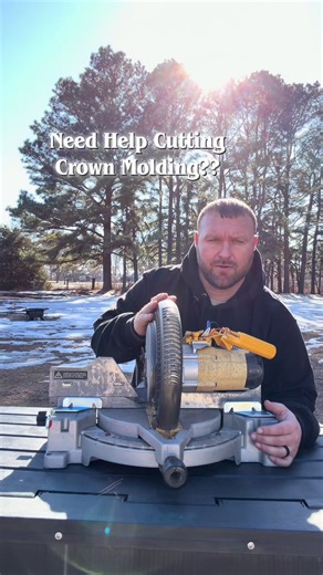 No more tap or marker on your saw to determine where you molding goes #diy #homeimprovement #crownmolding #tiktokshopjumpstartsale #tiktokshopcreatorpicks