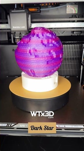 Dark Star 3D Printed Lamp from WTx3D