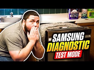 SAMSUNG DISHWASHER DIAGNOSTIC TEST MODE | LETS FIX IT