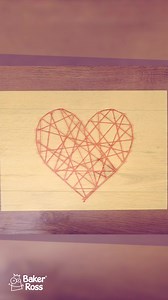 Heart String Art 😍 HOW TO MAKE >>> https://www.bakerross.co.uk/craft-ideas/kids/heart-string-art/ #bakerross #stringart | Baker Ross
