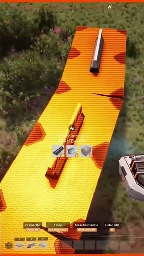 Perfect curves using barriers & walkways - #Shorts Guide - #satisfactory #youtubegaming #quickguide