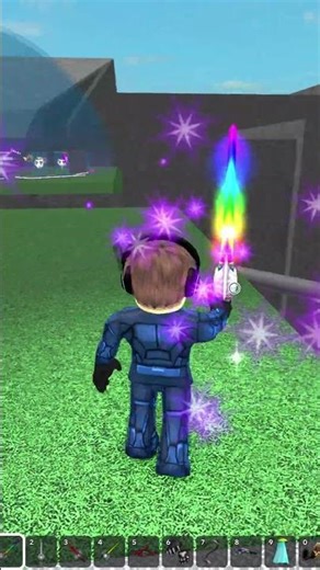 Lucky block battleground våbentest! #robloxdansk #roblox