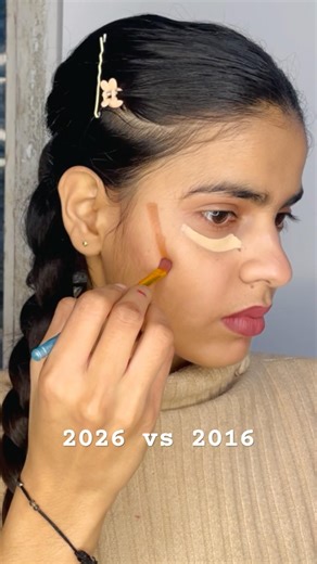 2016 vs 2026 makeup tutorial🪷 #makeuptutorial #hacks #viralmakeup #goesviral #trending #ytviral