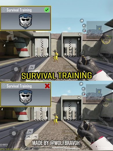 Survival Training in Call Of Duty Mobile