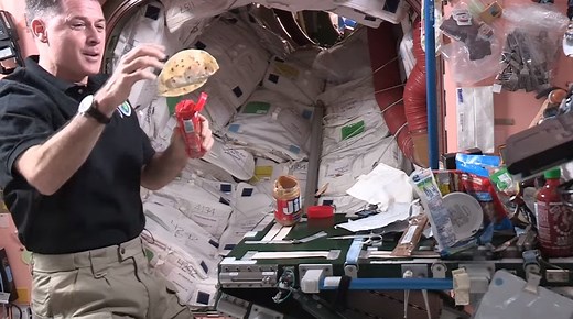 Peanut butter and jelly in space