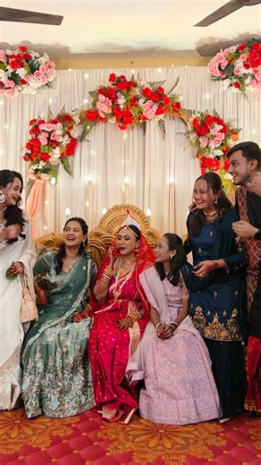 Avidipta Chongder on Instagram: "Cousins code language 😂❤️ Tag your cousins 🤣💖 #wedding #weddingreel #cousins #biyebari #weddingseason"