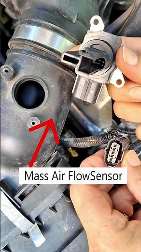 Subaru Forester Mass Air Flow Sensor and Plug Location