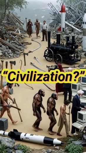 Where is Civilization?– An Eight-Second Question to Humanity-🎯#wisdom