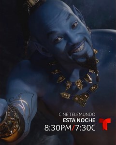 3.8K views · 51 reactions | Hoy Cine Telemundo trae a tu pantalla Disney Aladdin en español. 8:30PM/7:30C ️⁠ ⁠ La historia de un joven que necesitará de todo su valor y la ayuda de un genio para enamorar a la princesa de sus sueños. | Telemundo | Facebook