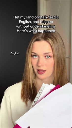 I thought my English was fine… until my landlord spoke fast and I had no idea what I’d signed…🥲 #EnglishConfidence #EnglishSpeaking #englishskills17