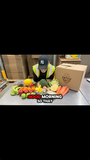 This is our large fruit & veg home delivery box. To order just visit our website www.freshfruitandvegshop.com This box costs £28.80 if you sign up for our non contract subscription service. For the month of January we are including within this box - 1 x bag baby boilers 2 x brown onion 4 x carrot 1 x leek 1 x broccoli 1 x cauliflower 1 x bunch asparagus 1 x packet green bean 1 x punnet mushrooms 1 x melon 6 x apple 2 x blood orange 4 x satsuma 6 x banana 1 x punnet grapes 1 x punnet berries 1 x 