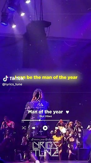 Seyi Vibez - Man of the Year (Lyrics Video)