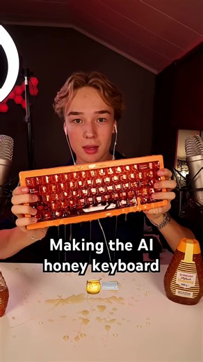 Honey Keyboard ASMR for Relaxation