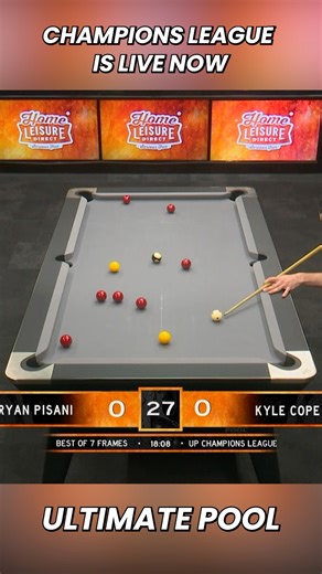 51K views · 209 reactions | That's the start he wanted  The Champions League is live NOW on Ultimate Pool TV @tntsports  #billiards #pool #8ballpool | Ultimate Pool | Facebook