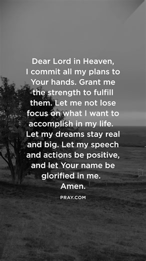 Entrusting my plans to God, seeking His strength and guidance every step of the way. Committing our plans to the Lord is a powerful act of faith that brings our dreams and aspirations into alignment with His divine will. As we entrust our goals and desires to God, we invite His guidance and strength into every endeavor. By seeking His wisdom, we ensure that our efforts are not only fruitful but also glorify His name. Proverbs 16:3 encourages us, "Commit to the Lord whatever you do, and He will e