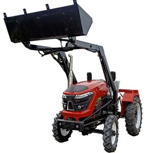 [Hot Item] Red Mini Farm Tractor with Front End Loader Use in Garden/Field/Greenhouse