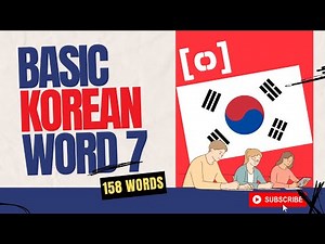 158 Essential Korean Words for Beginners | TOPIK I Vocabulary Study