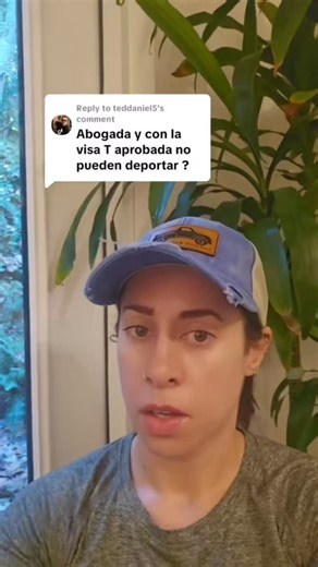 🛡️ “¿Y con la Visa T aprobada no pueden deportar?” Cuando tu Visa T está aprobada, tienes protección contra la deportación. ✅ Esta visa reconoce que fuiste víctima de trata o explotación, y el gobierno te otorga un estatus legal temporal, permiso de trabajo y, con el tiempo, la oportunidad de solicitar la residencia permanente. 💬 Sin embargo, es importante mantener tu récord limpio, seguir las condiciones del programa y renovar tu estatus cuando sea necesario. 💙 En EAGAN Immigration, te guiam