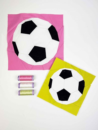 Soccer Ball Quilt Block Pattern: Foundation Paper Piecing (PDF Pattern) - Etsy