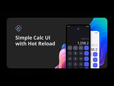 Uno Platform 5.0 - Hot Reload showcase using Simple Calculator sample app