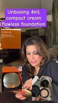 Unboxing 4in 1- powder compact spf foundation