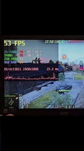 World of Tanks on THIS Laptop?! 😱 940MX Low Settings Test