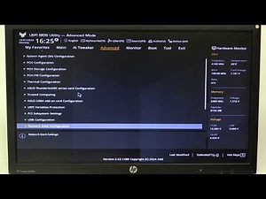 How To Enable/Disable Network Stack On ASUS B760 Motherboard