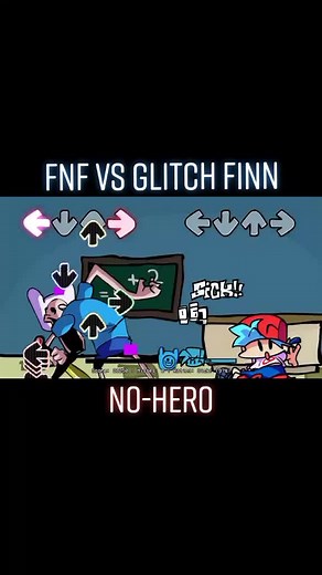 Finn Glitch in Friday Night Funkin' Mod