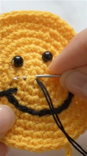 Handmade Crochet Smiley Bookmark | Cute Yellow Smile Face Book Mark | Aesthetic Yarn Craft Gift